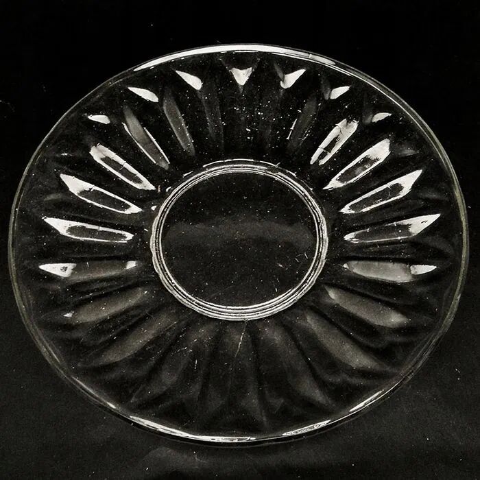 H6U Hydrangea Plate Art Deco