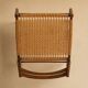 Set of 4 caned Scandinavian chairs — Denmark, 1980s