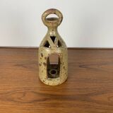 Lanterne vintage en grès pyrité dans le style de G. Baudat