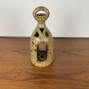 Lanterne vintage en grès pyrité dans le style de G. Baudat