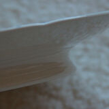 Plate high old earthenware C and U Sarreguemines model Molière blue