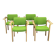 Set of 4 Danish Oak Armchairs by Magnus Olesen, 1960s