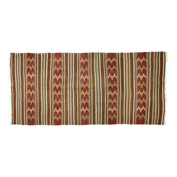 Anatolian handmade kilim rug 300 cm x 150 cm