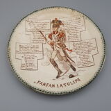 Lot of 4 plates talking children's songs Land of Iron HB and Co.