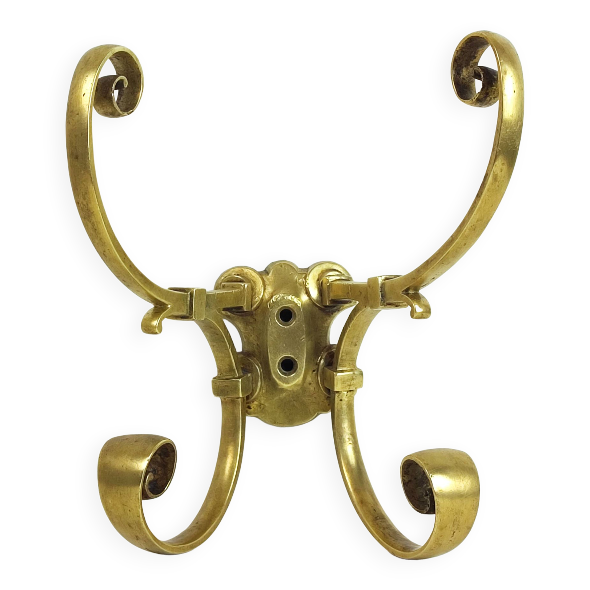 Brass coat hook