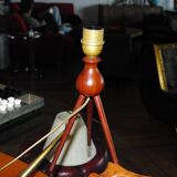 Lampe vintage en teck massif de severin hansen  1960
