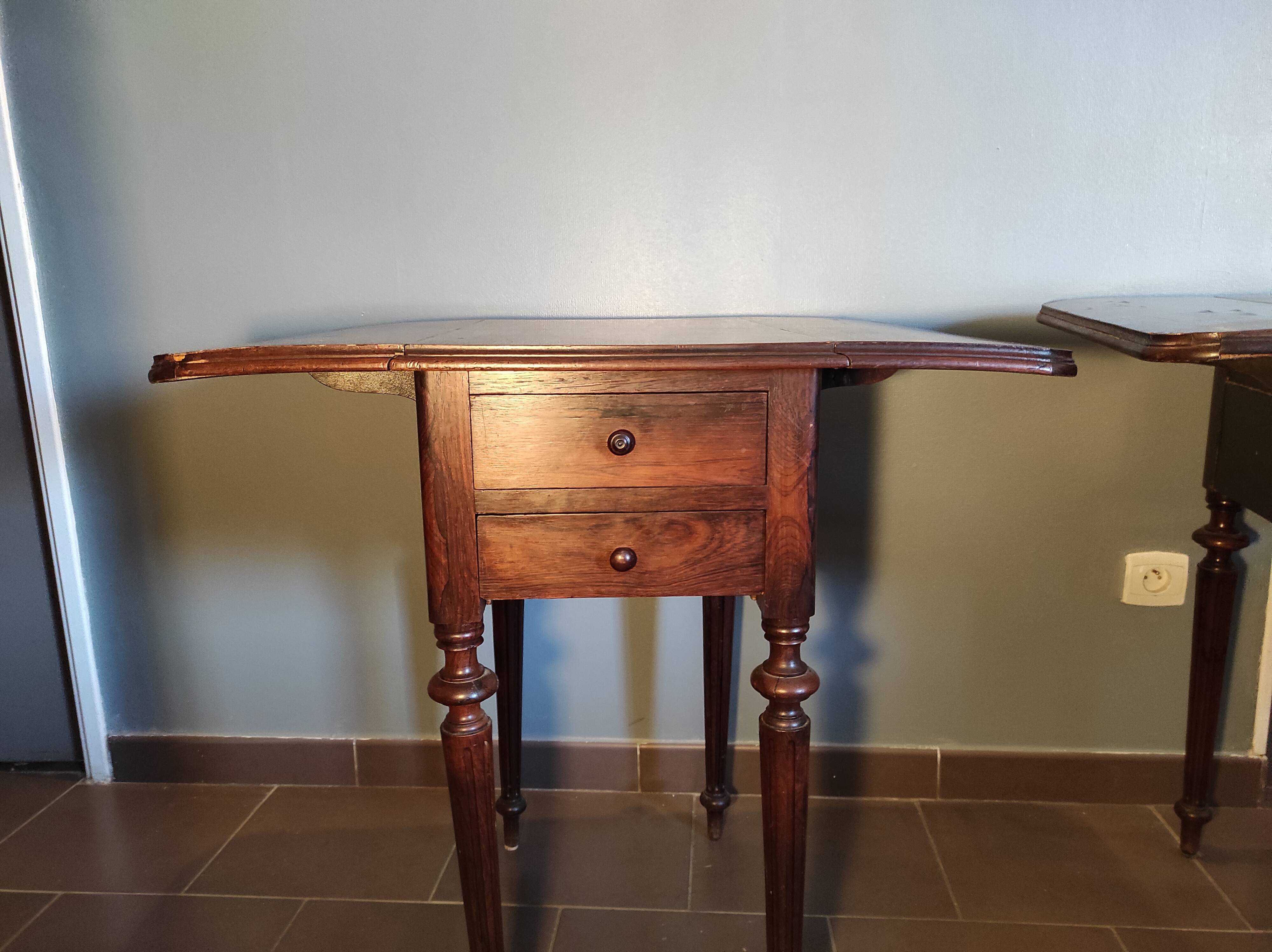 Two bedsides Louis Philippe style