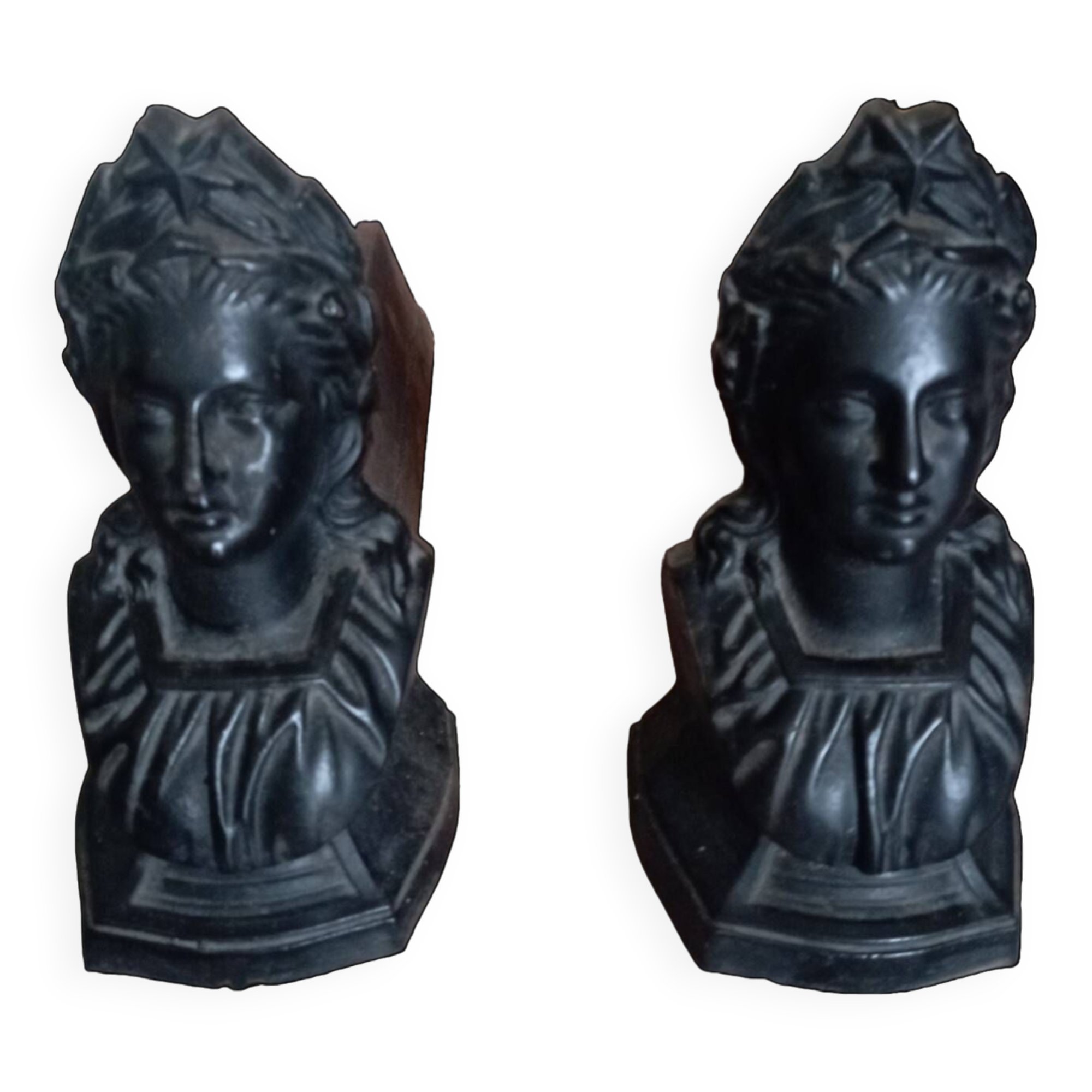 Pair of old andirons