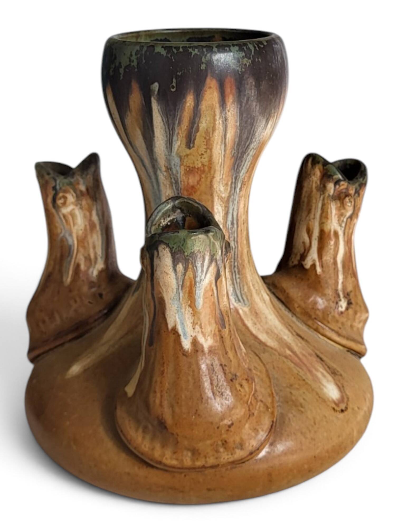 Vase en grès signé à la pointe Alfred Lebret (1871-1955)