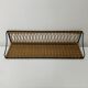 Wall floor in iron and rattan