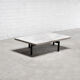 Saporiti 'onda' coffee table with granite top, italy, 1970's