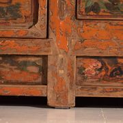 Antique lacquered elm wood buffet – China, circa 1900