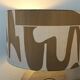 Pair of travertine lamps by Fratelli Mannelli