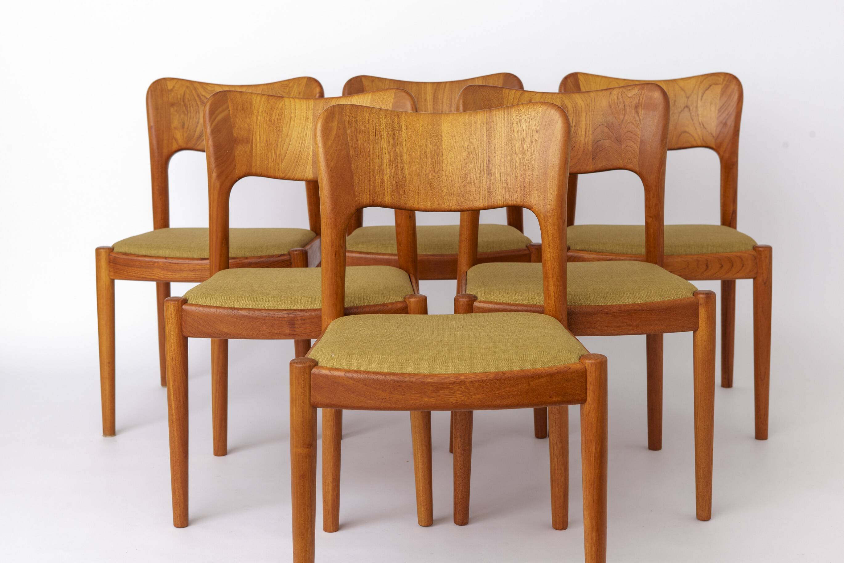 Set of 4 Niels Koefoed Ole Chairs | 1970s Denmark | Vintage Danish Teak