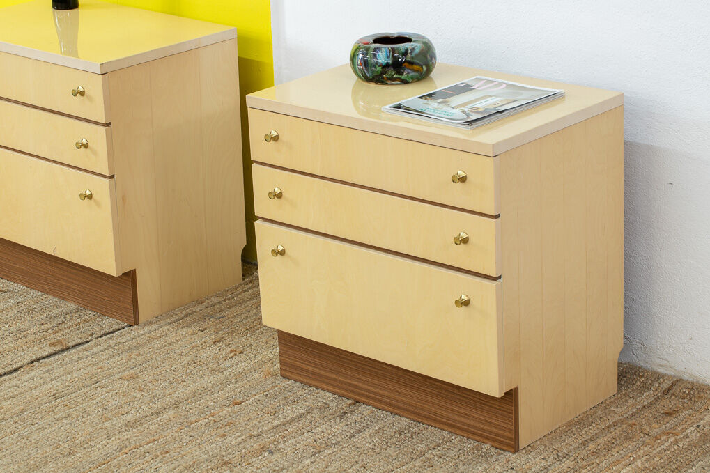 Paire de commodes scandinave vintage – 60 cm