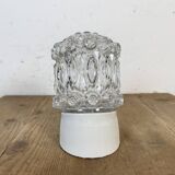 Vintage White Porcelain Wall Light, 1970s