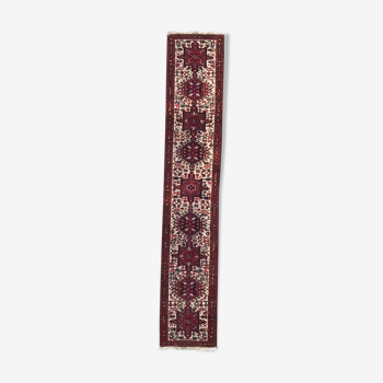Vintage Persian Heriz done hand 62 corridor carpet x 340 cm