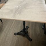 Marble bistro table from a Parisian cafe