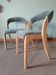 Baumann aqua green gondola chairs