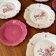 8 assiettes Niderviller, service "Délices des quatre saisons"