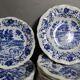 Derby Sarregemines 52-Piece Dinnerware Set, Deep Blue