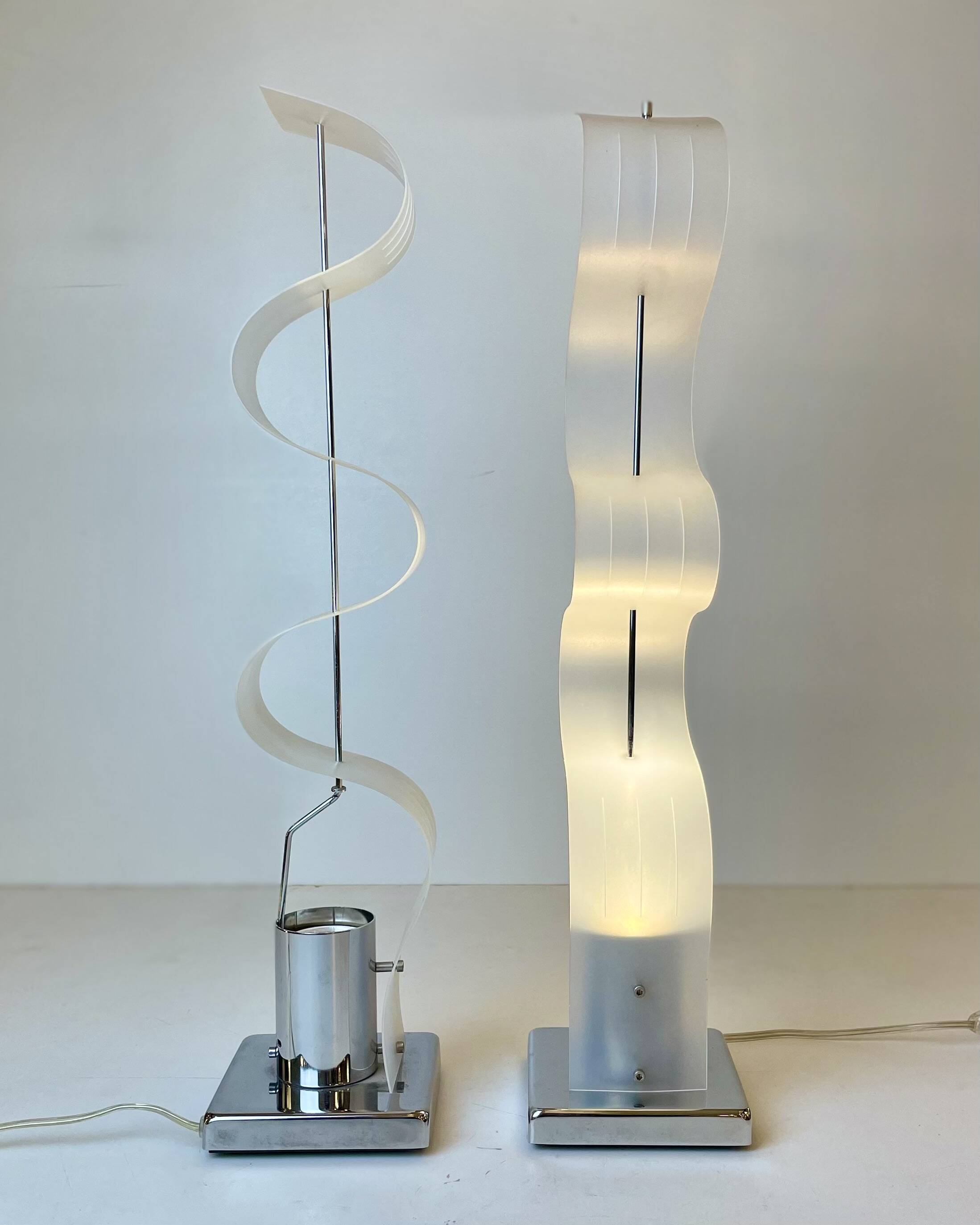 Pair of Late Modernist Table Lamps, 1990s~2000s