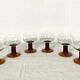 Lot de 6 verres vintage 70's