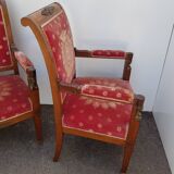 Pair of 19th century Empire armchairs
