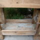 Carpenter old oak workbench