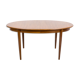 Danish teak oval extending dining table by Gudme Möbelfabriken, 1960s