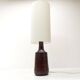 Scandinavian oxblood ceramic lamp Désirée Stentoj 1970