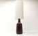 Scandinavian oxblood ceramic lamp Désirée Stentoj 1970