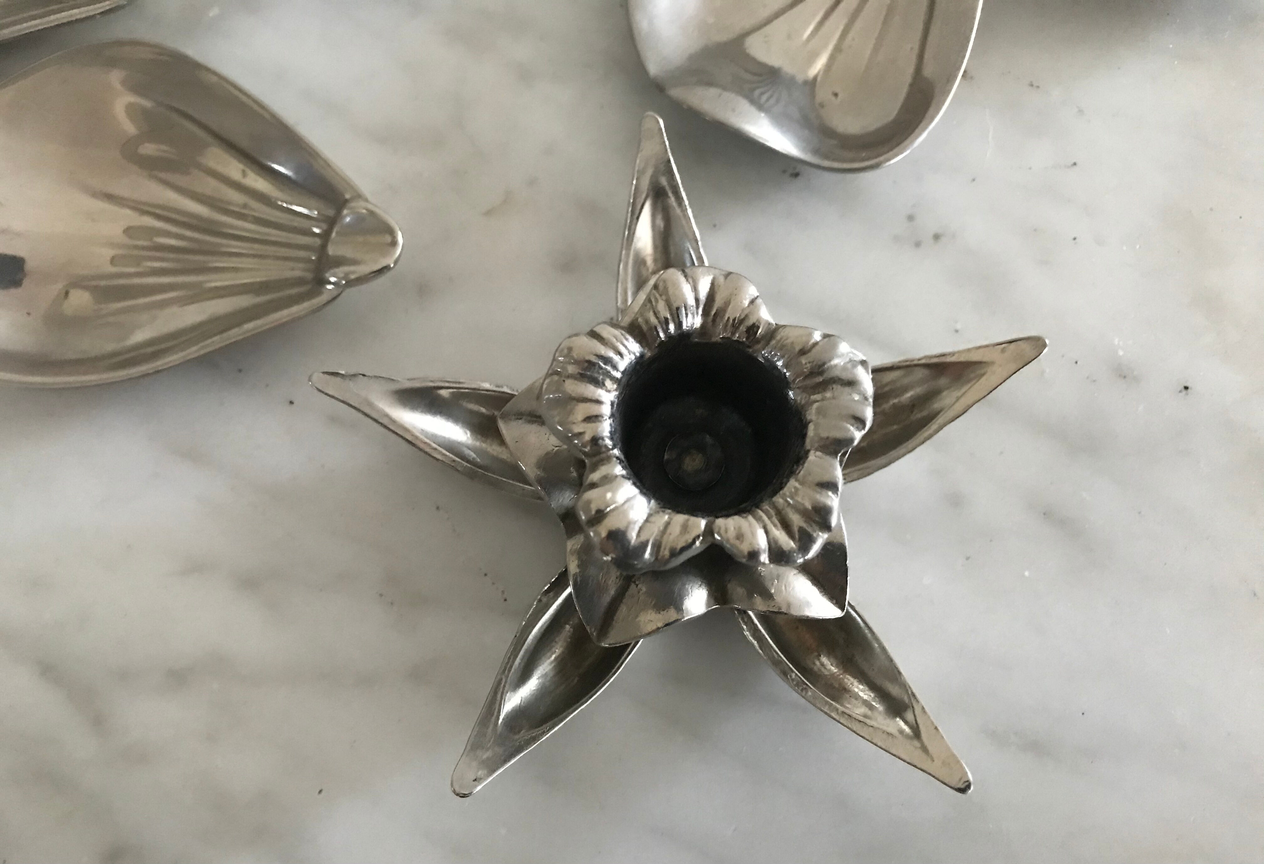 Vintage candlestick ashtray