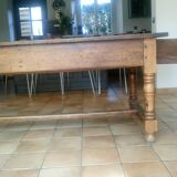 Table de ferme en chêne