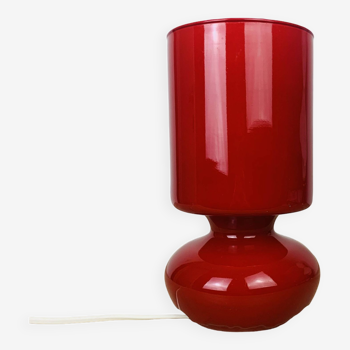 Ikea Lykta lamp in vintage red glass
