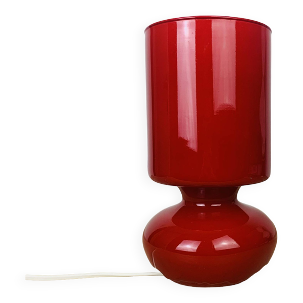 Lampe Lykta Ikea en verre rouge vintage