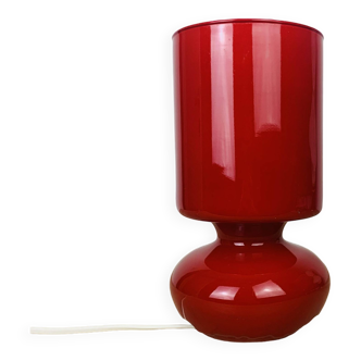 Lampe Lykta Ikea en verre rouge vintage