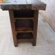 Old oak workbench