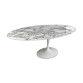 Oval Tulip Marble Table by Saarinen for Knoll - 244 cm