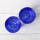 Set of 2 Kosta Boda Blue Shot Glasses 'Mine' by Ulrica Hydman Vallien