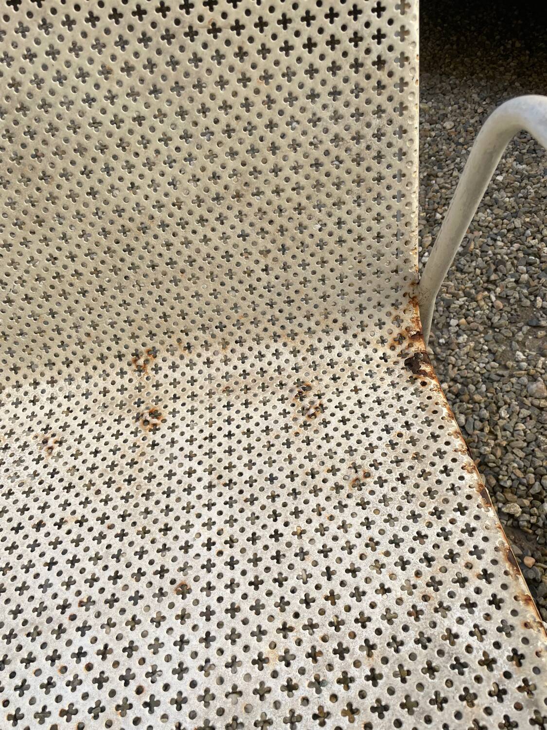 4 fauteuils de jardin style Matégot