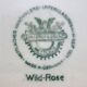 2 service plates Villeroy & Boch "Wild Rose", 1970