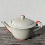 White Limoges porcelain teapot