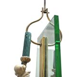 Suspended lamp in the style of Pietro Pietro, Italy, 1940s.