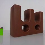 Dutch studio ceramic vase by Marius & Hugo Van Woerden for Vest Keramiek, 1970s