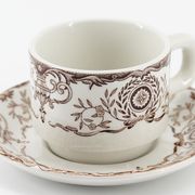 Lot de 4 tasses et sous tasse duraline hôtel ware