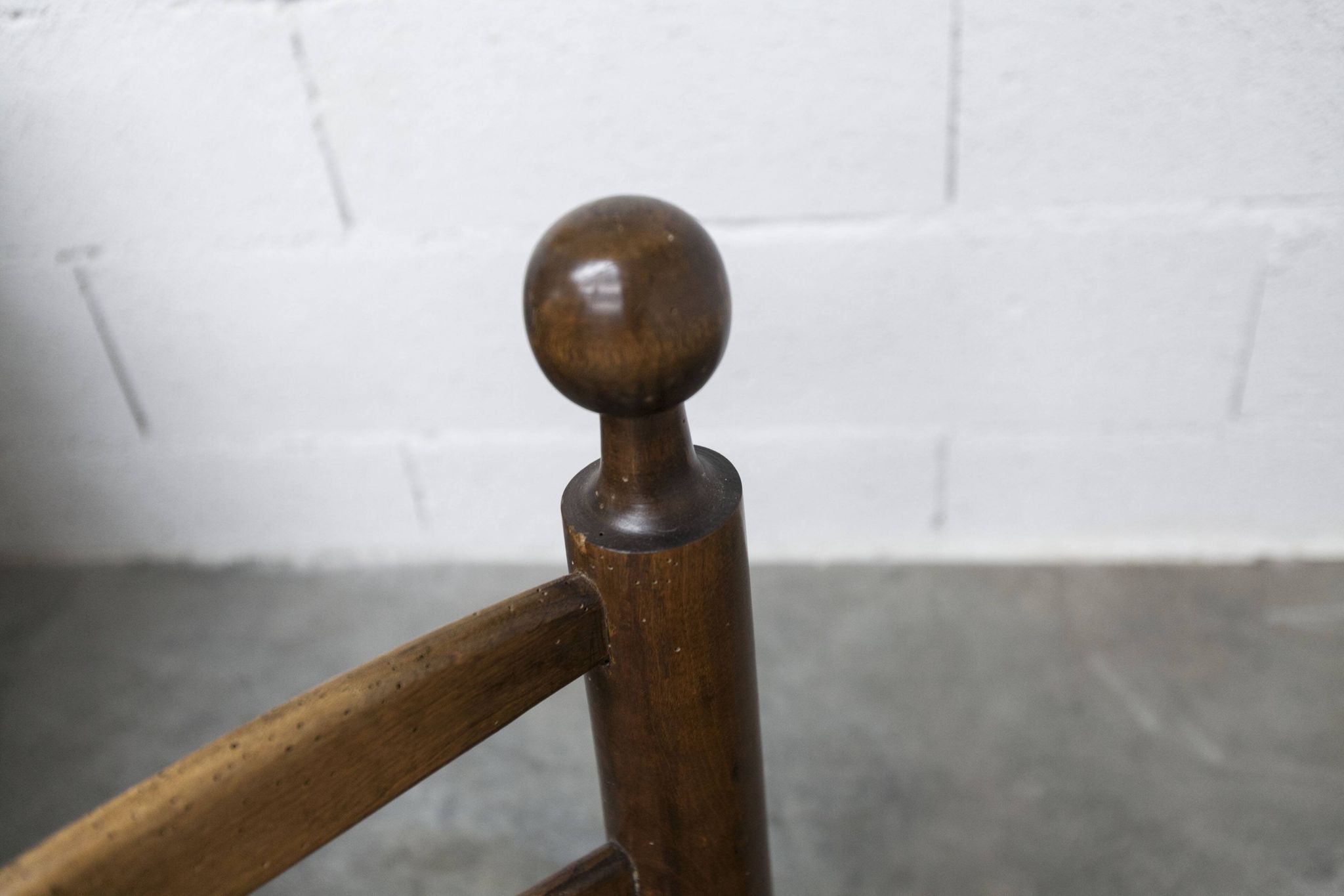Chaise enfant 1960 chêne et osier