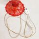 Murano glass table lamp. Italy, 1980