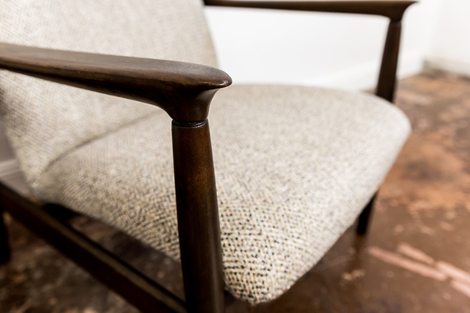 Pair of GFM-64 armchairs by Edmund Homa, 1960s