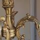 Lustre Louis XV en bronze doré – 6 feux – électricité refaite